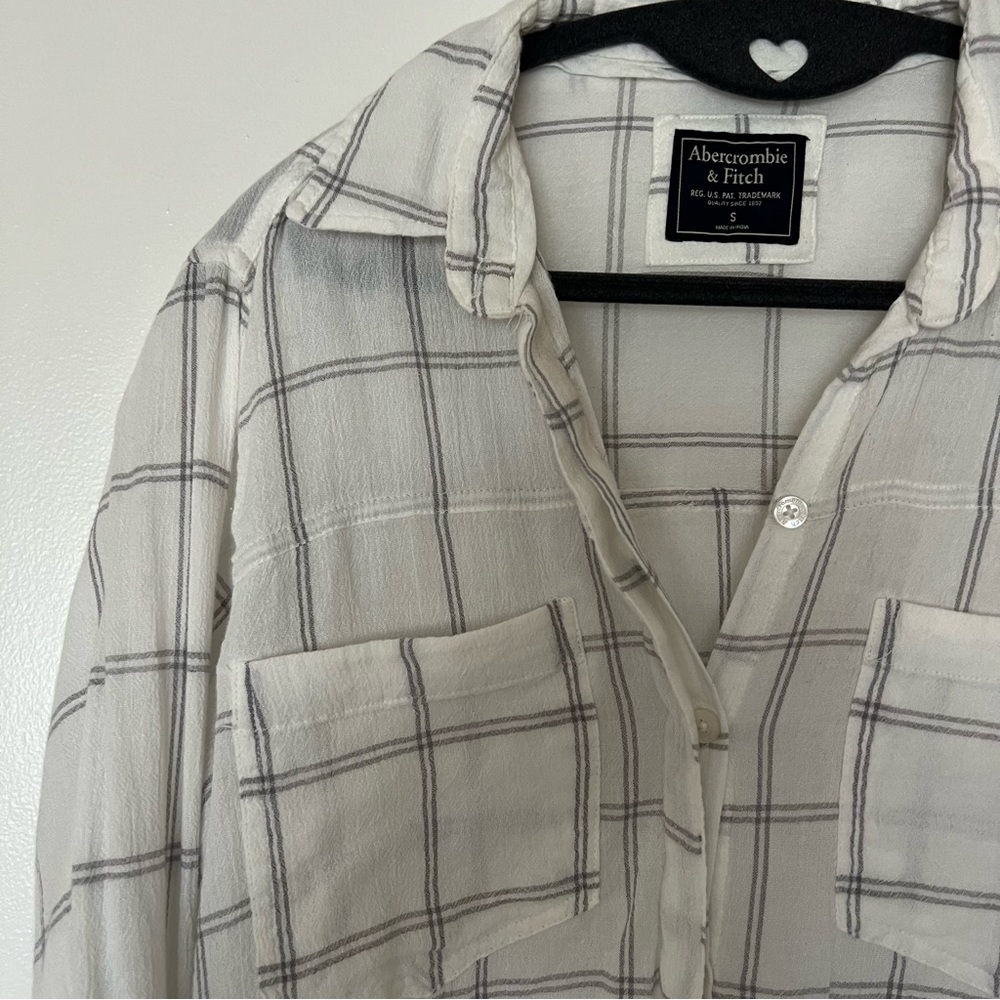 Button up tie front top